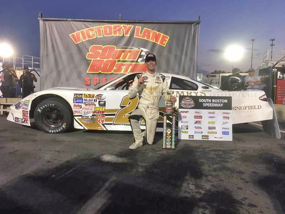 Colin Garrett Championship Winner South Boston Speedway September 16, 2017