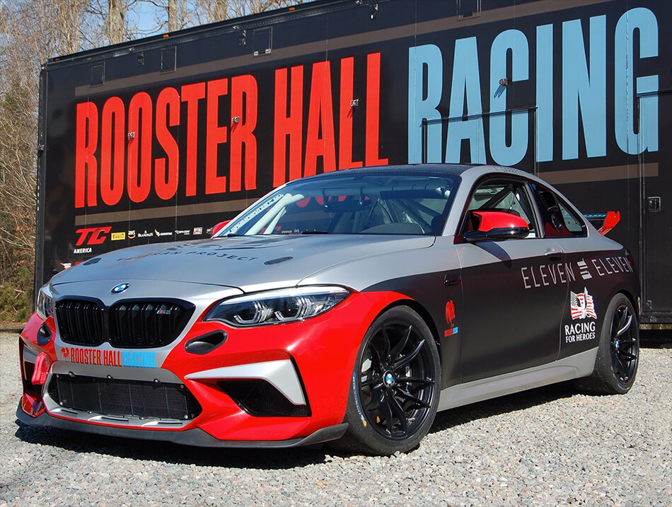 Colin Garrett's BMW for Rooster Hall at Sonoma