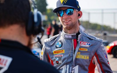 Colin Garrett has commanding points lead in 2023 SRO TC America Series